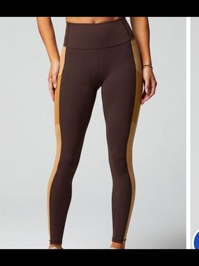 Fabletics Mauve-Brown Logo‎ Pullover Women Size S.